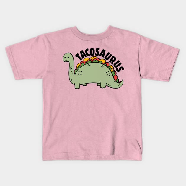 Tacosaurus Funny Taco Dinosaur t rex Kids Kids T-Shirt by Illustradise